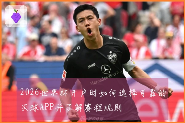2026世界杯开户时如何选择可靠的买球APP并了解赛程规则