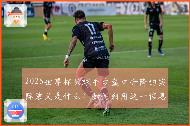2026世界杯买球平台盘口升降的实际意义是什么？如何利用这一信息进行有效投注？