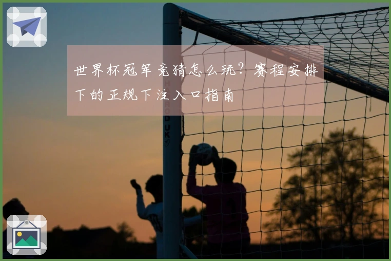 世界杯冠军竞猜怎么玩？赛程安排下的正规下注入口指南
